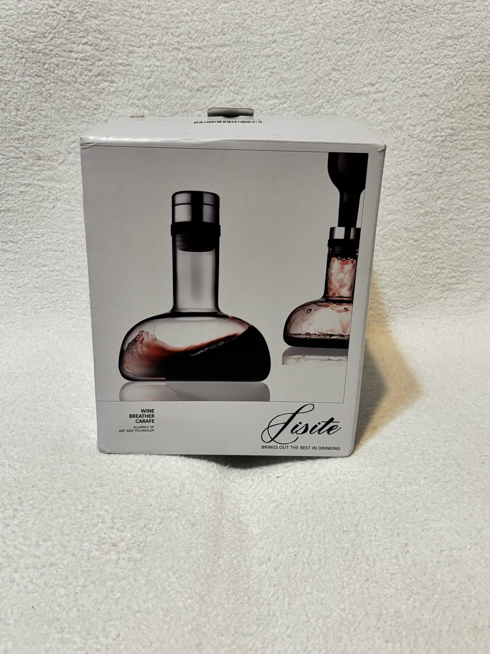 Clear Glass Wine Breather Carafe - Clear